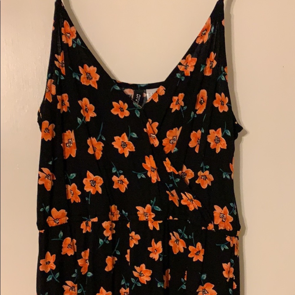 Black floral romper!